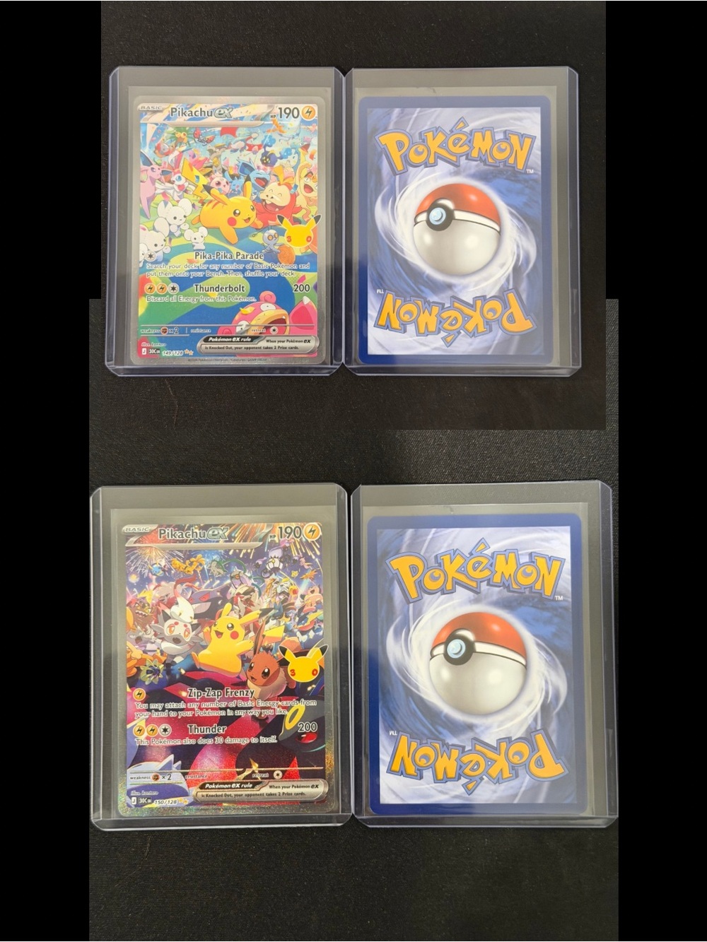 Pokemon bundle 30th anniversary day and night party Pikachu cards
